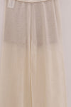 SWAYING 25 Early Fall Seamless Pointed Wool Straight Pants SW-SW25PF3B11C1-BAI White